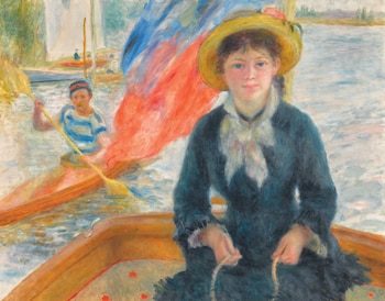Renoir, En Canot (Jeune fille à la barque)