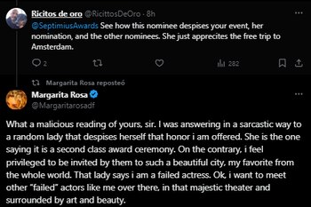 Margarita Rosa de Francisco defendió