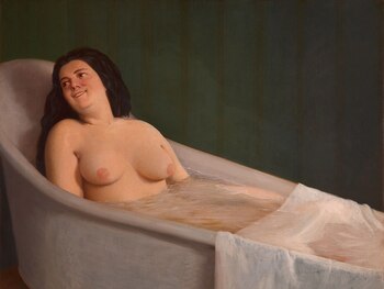 Obras destacadas, como “El baño”