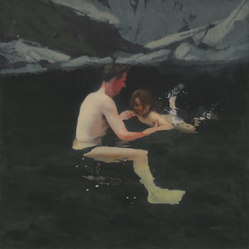 "Melanie y yo, nadando" ("Melanie