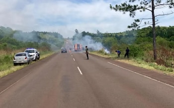 El hecho ocurrió a unos tres mil metros del arroyo Mártires en la Ruta Provincial N.º 103