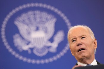 El presidente estadounidense Joe Biden