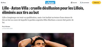 La cobertura de Le Parisien