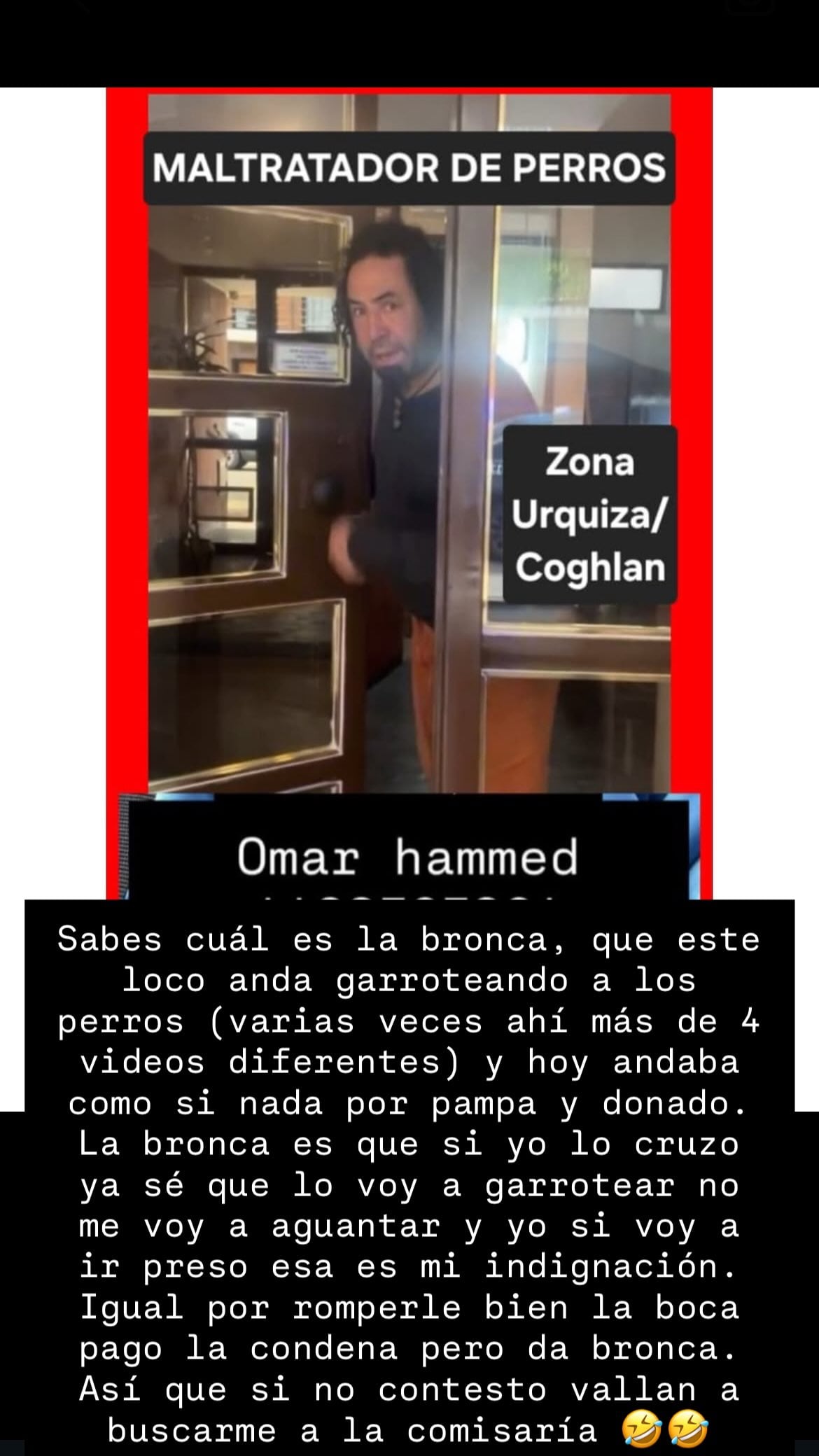 El paseador de perros ya fue imputado y notificado de la denuncia en su contra.