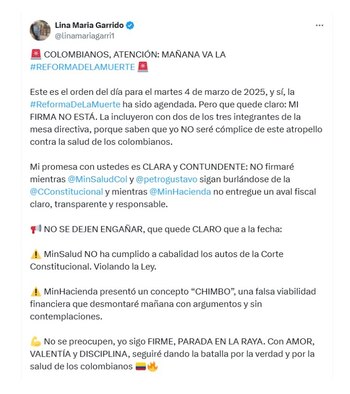 La segunda vicepresidenta de la