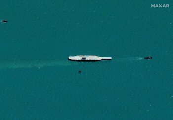 Otra imagen satelital del falso