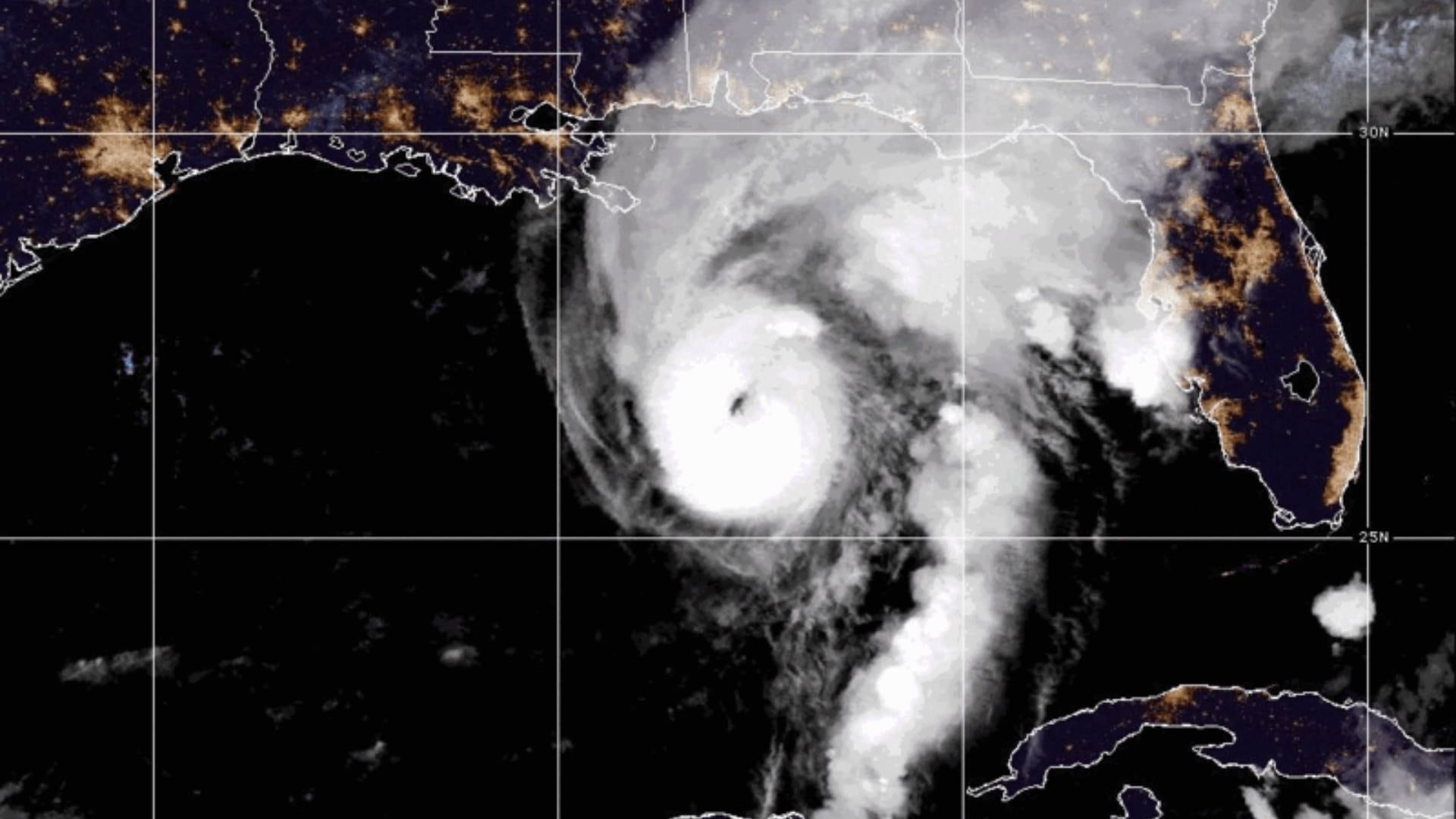 La marejada ciclónica provocará acumulados de agua de entre 1,8 y 2,7 metros sobre el nivel normal del mar entre el río Mississippi y Florida.
