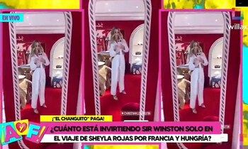 Sheyla Rojas en tienda de
