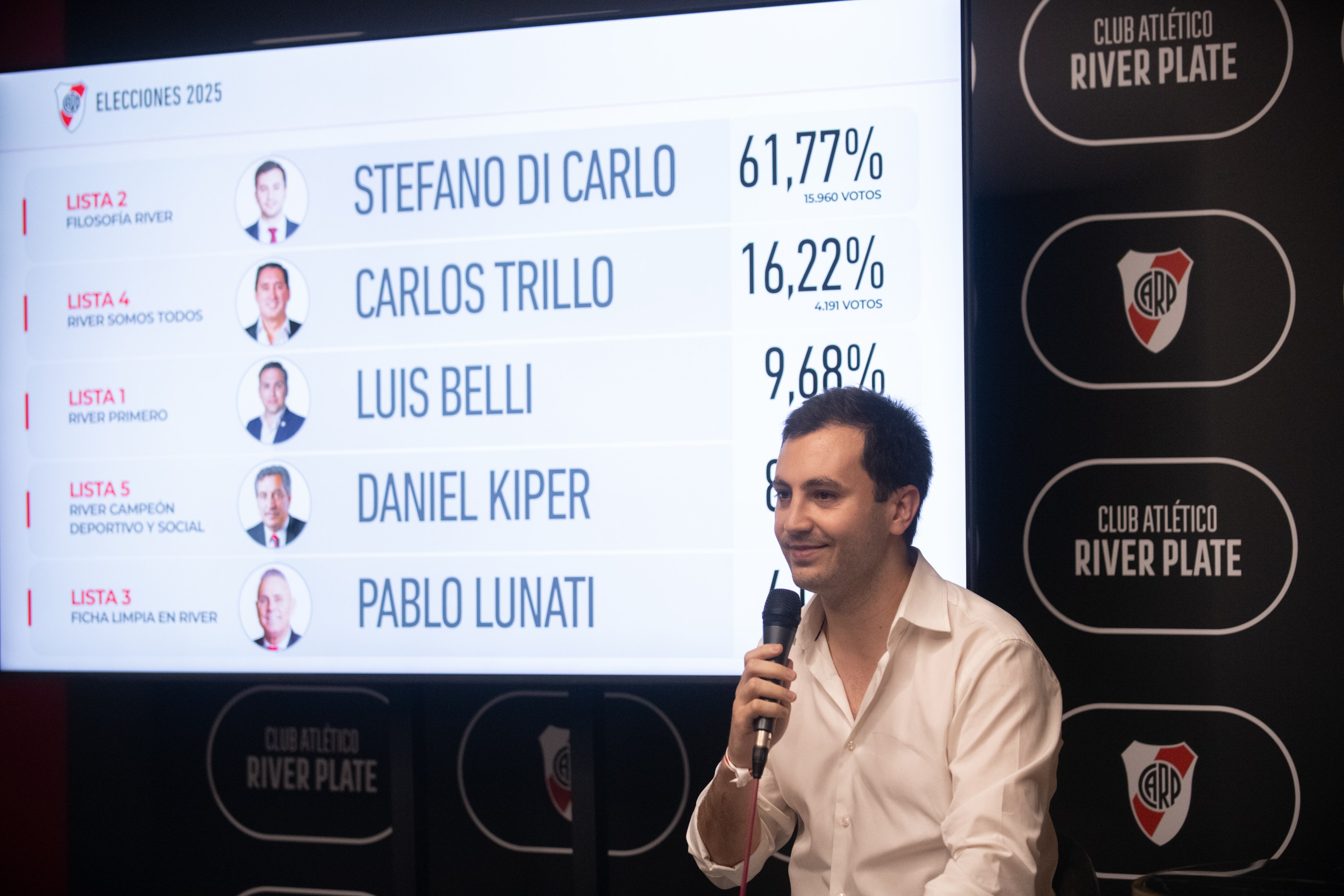 Stefano Di Carlo ganó la elección con el 61% de los votos (Crédito: Jaime Olivos)