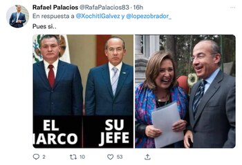 Le recordaron su vínculo con Felipe Calderón