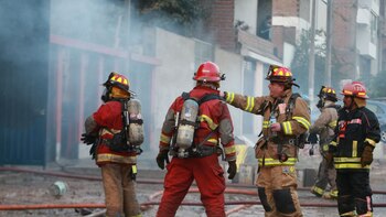Video: Impresionante incendio en una