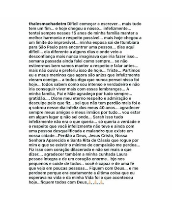 La carta publicada en redes