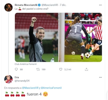 Una aficionada de Chivas respondió