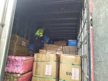 El cargamento de marihuana, distribuido