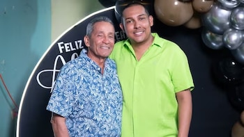 Alfredo Guzmán y su hijo - crédito Captura de Pantalla Redes sociales
