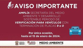 Se extiende periodo de verificación