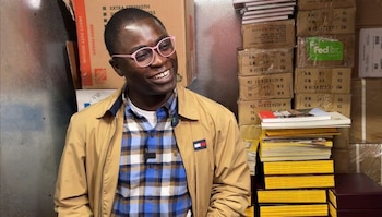 Foto de archivo. El fotógrafo