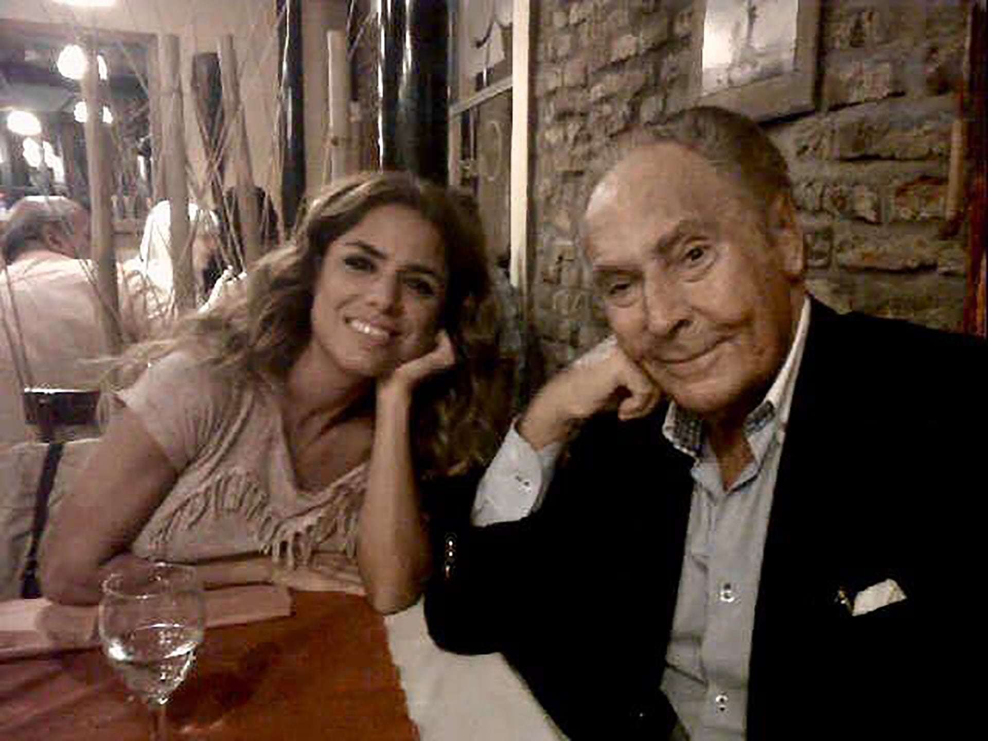 Marina junto a su padre, Juan Carlos, quien falleció en 2013 (Instagram)