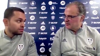 Bielsa protagonizó distintos cruces con