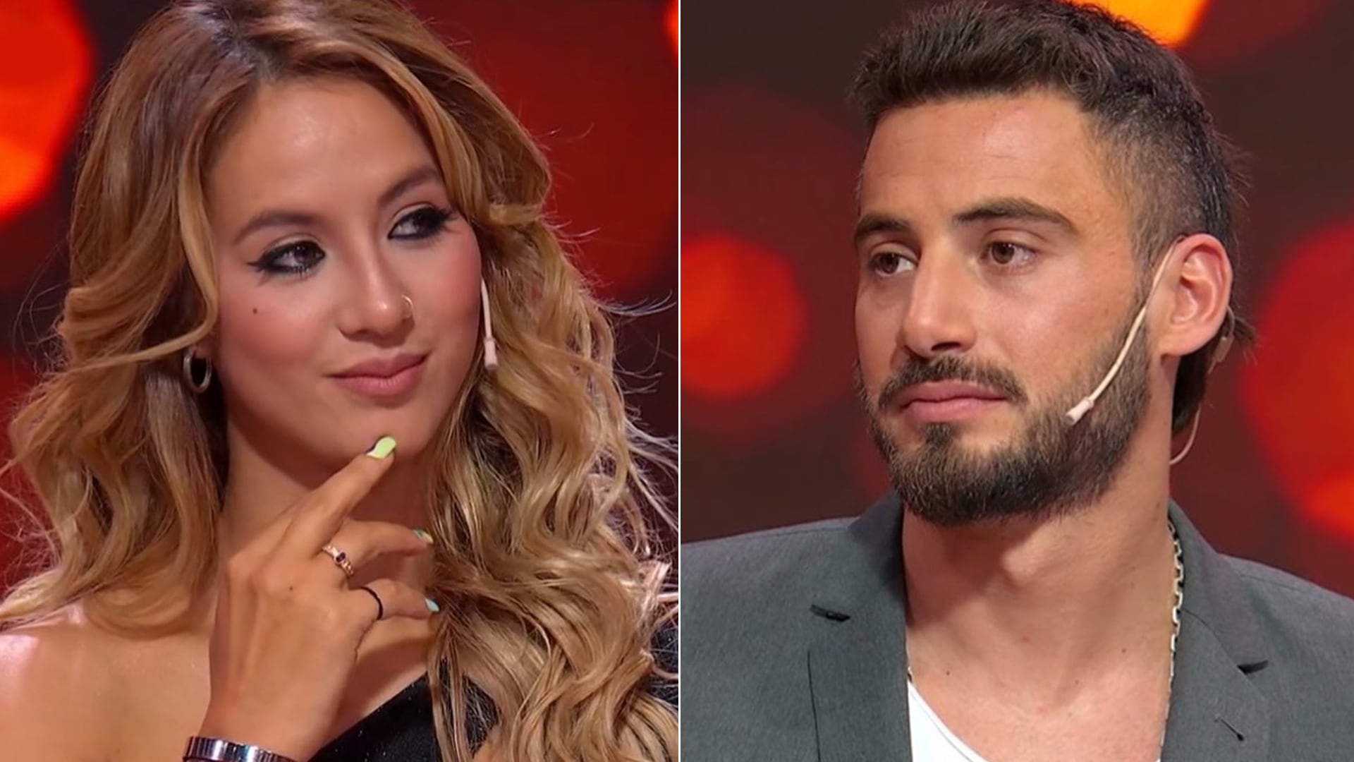 Flor Vigna y Nico Occhiato en el programa