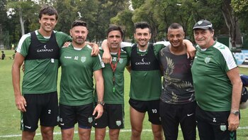 Sanguinetti y Falcioni en Banfield