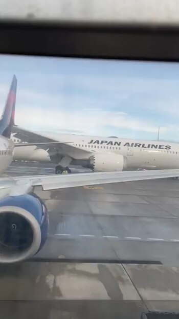 El choque entre las aeronaves