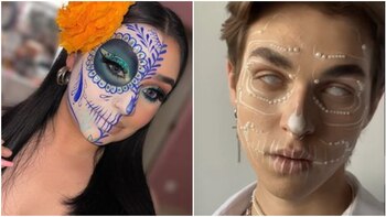 maquillaje halloween mexico (Pinterest)