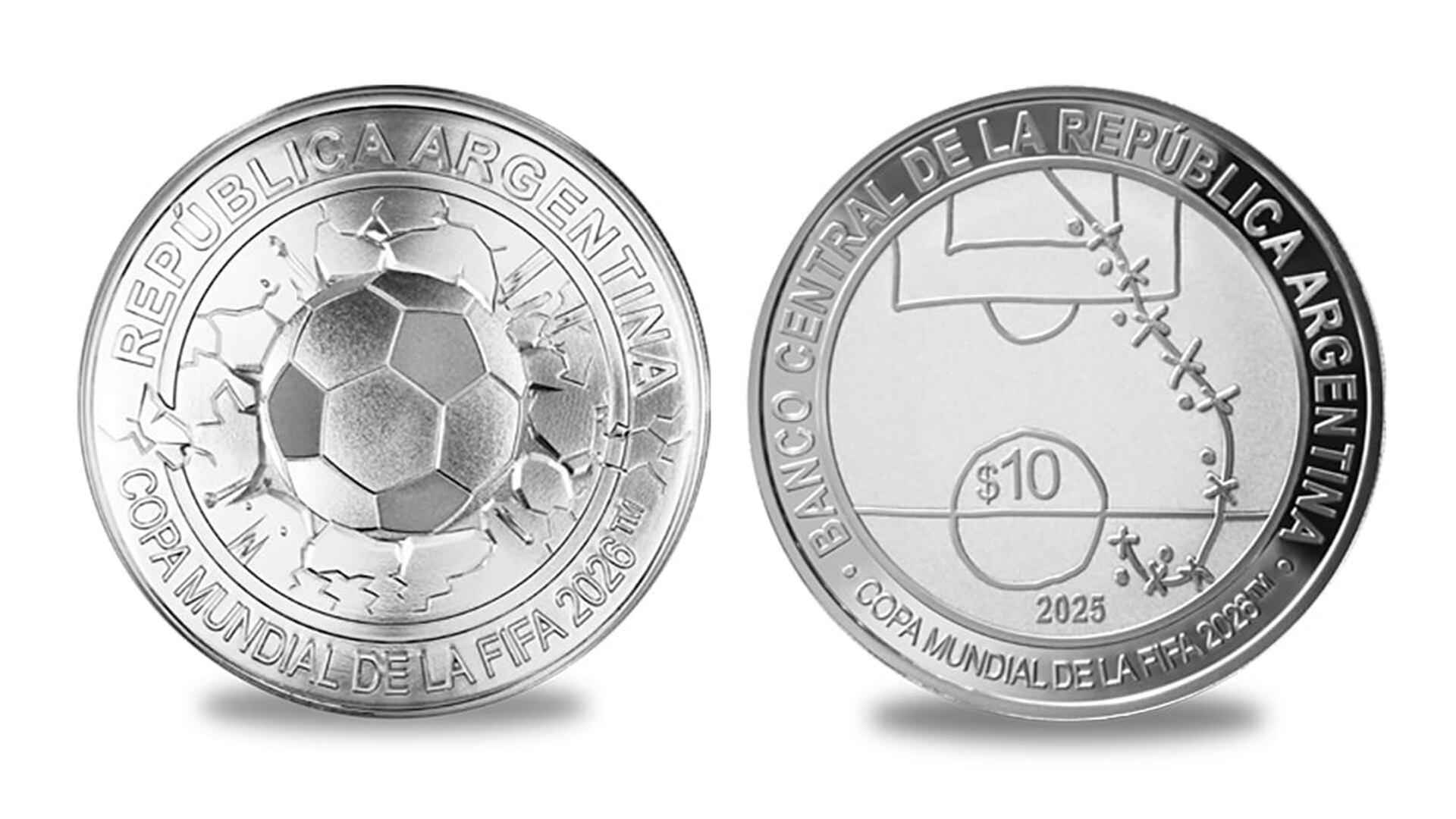 La dedicación temática de la moneda establece una conexión directa con el legado de Diego Armando Maradona