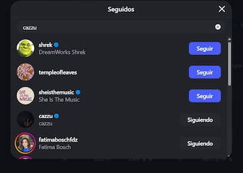 Ambas cantantes se siguen en