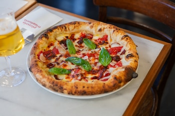 La pizza con chorizo chino