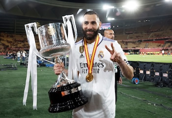 Benzema ganó 25 títulos con