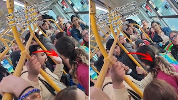 Denuncian a mujer por fuerte agresión a otra pasajera en Transmilenio, que terminó con fractura en la nariz: todo quedó en video