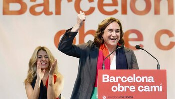 La alcaldesa de Barcelona y