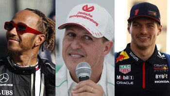 Lewis Hamilton, Michael Schumacher y