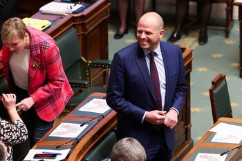 El ministro de Defensa belga,