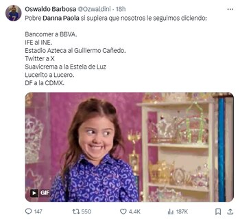 (Captura de pantalla X)