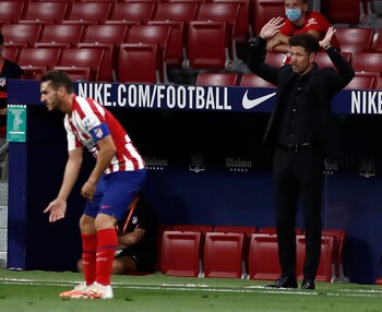 El entrenador del Atlético de