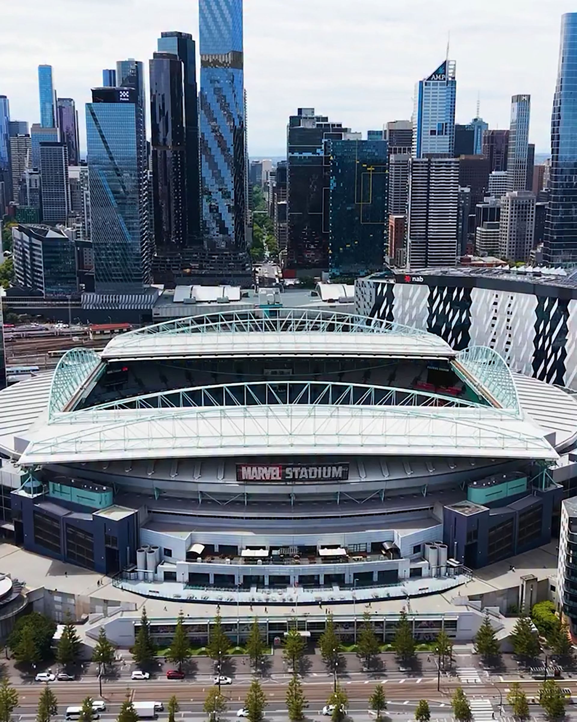 El Docklands Stadium, con capacidad para cerca de 53.000 personas