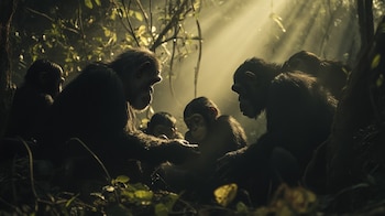 Los experimentos con chimpancés y