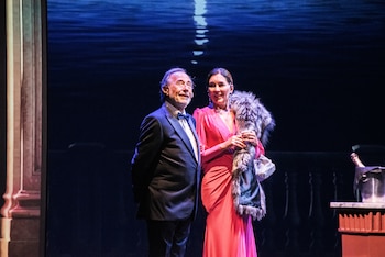 Andrea Frigerio es parte del elenco de la obra Desde el Jardín