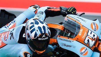 Raúl Fernández resiste a Jorge Martín en la esprint del Mugello
