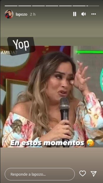 Ethel Pozo y su reacción