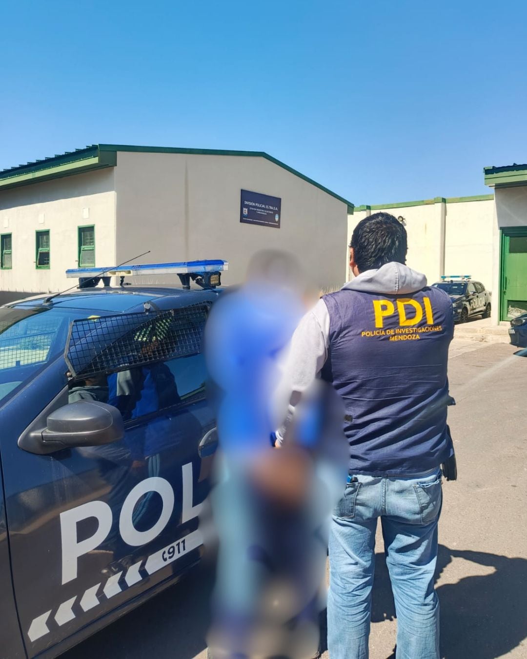 Cristiano Alejandro Cabrera Ramírez tras ser detenido este martes