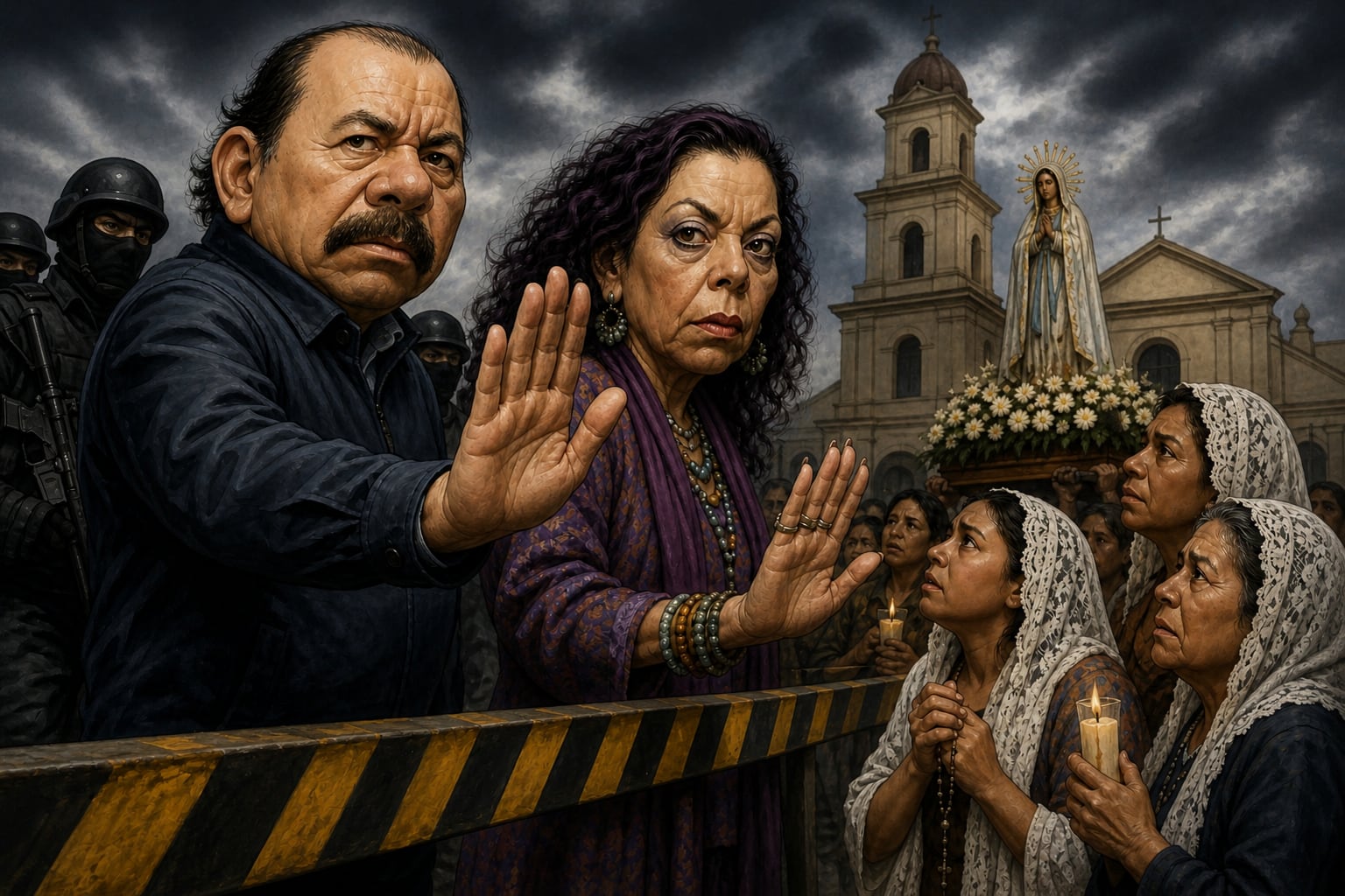Denuncian que Ortega-Murillo simula libertad religiosa mientras endurece el control