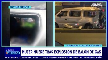 Joven estudiante fallece por explosión