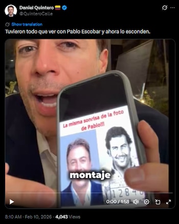 Daniel Quintero denunció comparaciones con