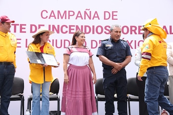 En lo que va de 2026 se han registrado más de 100 incendios forestales y decenas de conatos en áreas naturales. Foto: (Gobierno de la CDMX)