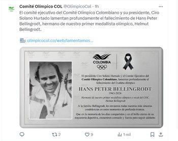 El tirador deportivo falleció a