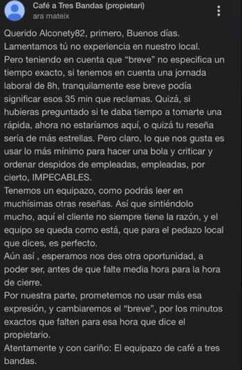 Publicación de @soycamarero en 'X'