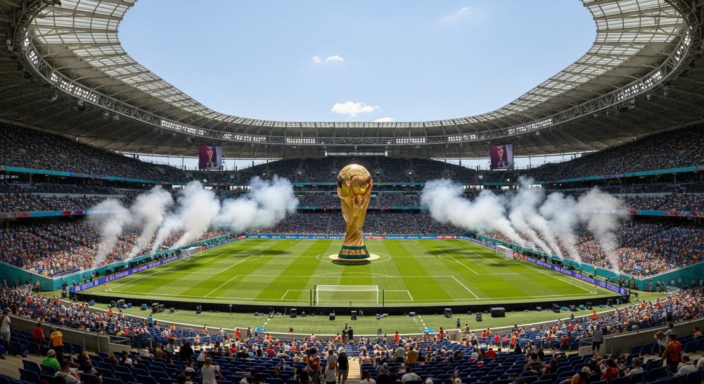 La Copa Mundial de la FIFA 2026 afronta alertas de calor extremo en varias ciudades sede de Estados Unidos durante la fase eliminatoria. (Imagen Ilustrativa Infobae)